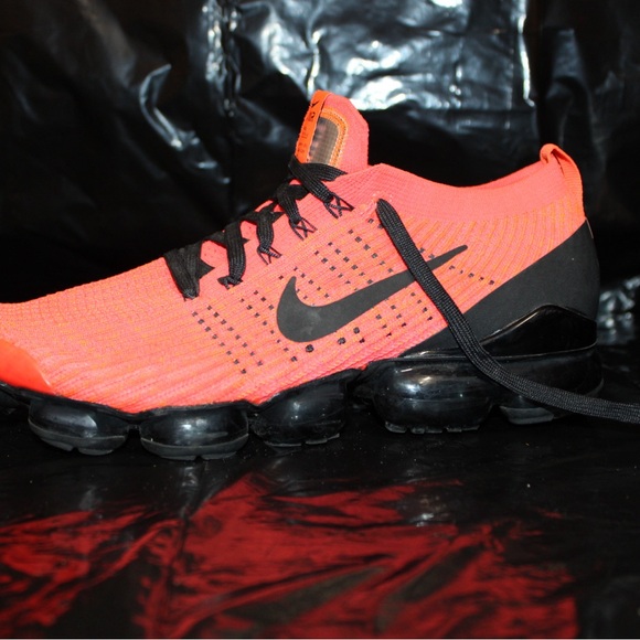 Nike Men\'s Bright Orange Athletic Shoes Flyknit 3.0 main image 6